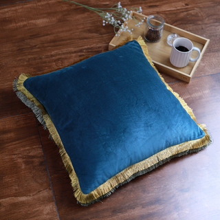 Asher Velvet Cushion - Feathers Filler