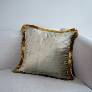 Liam Velvet Cushion - Microfiber Filler
