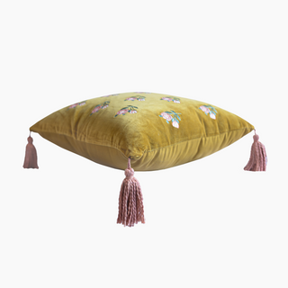 Luna Velvet Cushion - Microfiber Filler