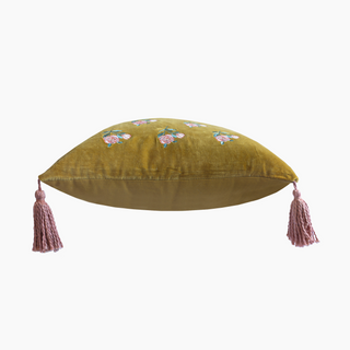 Luna Velvet Cushion - Microfiber Filler