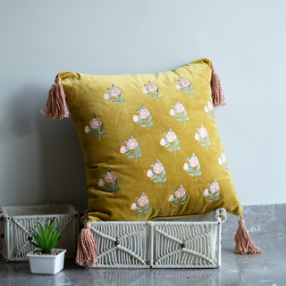 Luna Velvet Cushion - Feathers Filler