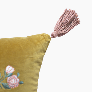 Luna Velvet Cushion - Microfiber Filler