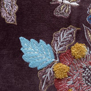 Nora Velvet Cushion - Feathers Filler