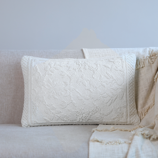 Elan Cotton Cushion - Feathers Filler