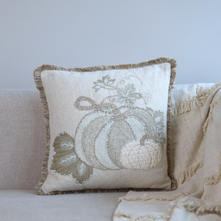 Mira Cotton Blend Cushion - Feathers Filler