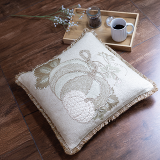 Mira Cotton Blend Cushion - Feathers Filler