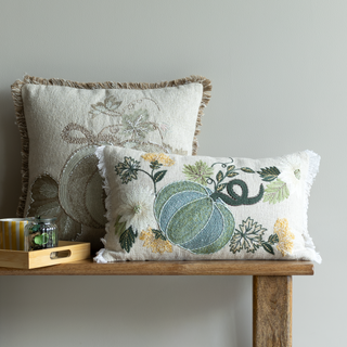 Jasper Cotton Blend Cushion - Feathers Filler