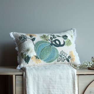 Jasper Cotton Blend Cushion - Feathers Filler