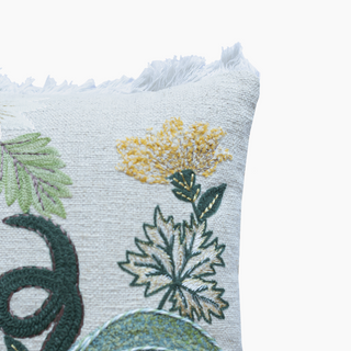 Jasper Cotton Blend Cushion - Feathers Filler
