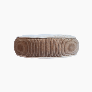 Peach Glory Cotton Velvet Cushion - Microfiber Filler
