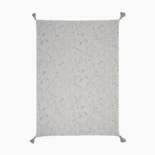 Throw for Sofa: Maya's Off-White Cotton, Perfect Woven Blanket