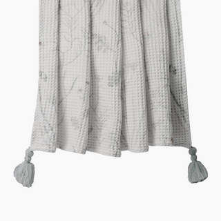 Throw for Sofa: Maya's Off-White Cotton, Perfect Woven Blanket