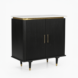 Lucidora - Aida Two Door Marble Top Cabinet - Sideboards