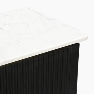 Lucidora - Aida Two Door Marble Top Cabinet - Sideboards