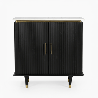 Lucidora - Aida Two Door Marble Top Cabinet - Sideboards