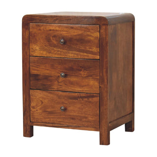 Lucidora - Aspen 3 Drawer Bedside - Bedside Cabinets