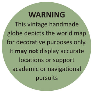 Lucidora - Brass Antique Tripod Globe - Globes