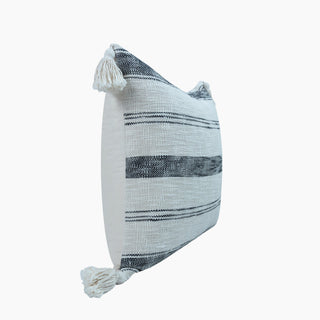 Lucidora - Carol Cotton Slub Cushion - Feather - Cushions