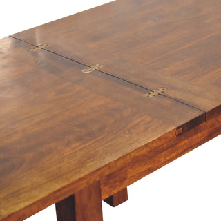 Lucidora - Chestnut Butterfly Dining Table - Dining Room Tables