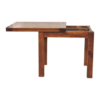 Lucidora - Chestnut Butterfly Dining Table - Dining Room Tables