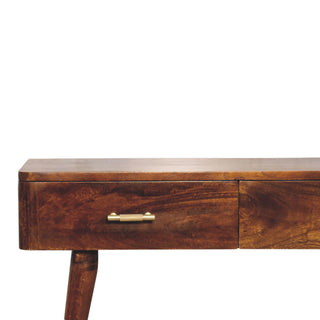 Lucidora - Chestnut T - Bar Console Table - Console Tables