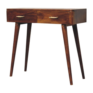 Lucidora - Chestnut T - Bar Console Table - Console Tables