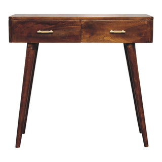 Lucidora - Chestnut T - Bar Console Table - Console Tables