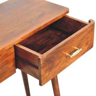 Lucidora - Chestnut T - Bar Console Table - Console Tables