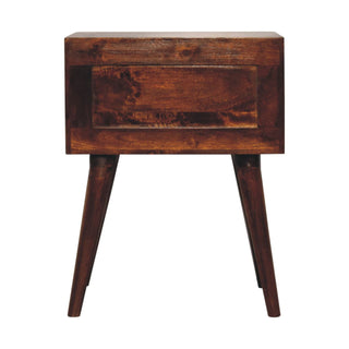 Lucidora - Chestnut T - Bar Nordic Bedside - Bedside Cabinets
