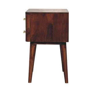 Lucidora - Chestnut T - Bar Nordic Bedside - Bedside Cabinets