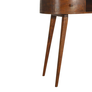 Lucidora - Chestnut Wave Writing Desk - Writing Desks