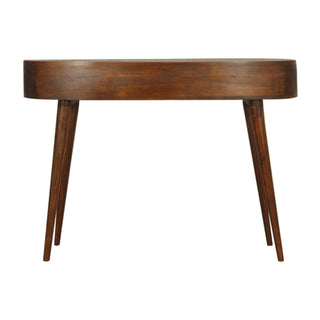 Lucidora - Chestnut Wave Writing Desk - Writing Desks