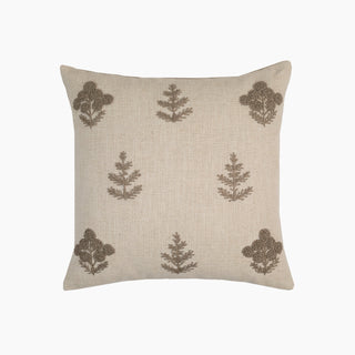 Lucidora - Denzel Olive Green Cotton & Linen Cushion - Microfibre - Cushions