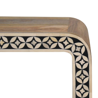 Lucidora - Edessa Bone Inlay End Table - End Tables