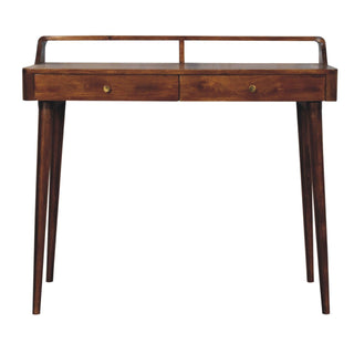 Lucidora - Elevated Chestnut Console Table - Console Tables