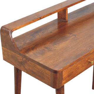 Lucidora - Elevated Chestnut Console Table - Console Tables
