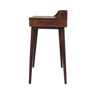 Lucidora - Elevated Chestnut Console Table - Console Tables