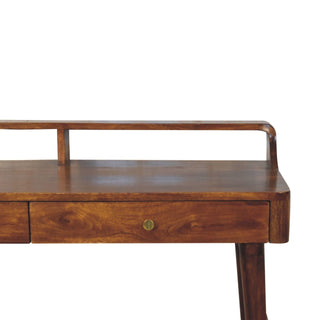 Lucidora - Elevated Chestnut Console Table - Console Tables