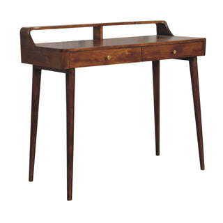 Lucidora - Elevated Chestnut Console Table - Console Tables