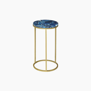 Lucidora - Greta Blue Agate End Table - End Tables