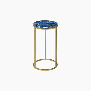 Lucidora - Greta Blue Agate End Table - End Tables