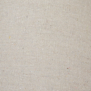Woven texture of the natural coloured linen shade material.