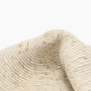 Lucidora - Heta Hand Woven Woollen Dhurrie Rug - 90cm x 90xm - Wool Rugs