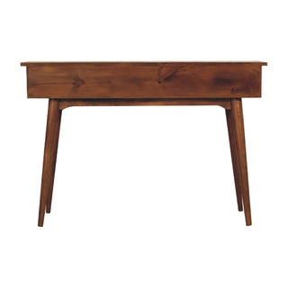 Lucidora - Large 3 Drawer Chestnut Console - Console Tables