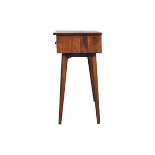 Lucidora - Large 3 Drawer Chestnut Console - Console Tables