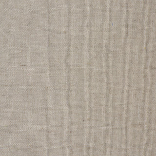 Detail shot of the neutral linen lamp shade material, highlighting the coarse woven texture.