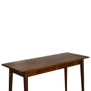 Lucidora - 2 Drawer Chestnut Writing Desk - Writing Desks