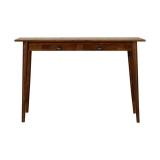 Lucidora - 2 Drawer Chestnut Writing Desk - Writing Desks