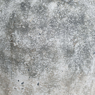 Lucidora - Aged Stone Ceramic Vase - Globular Vases
