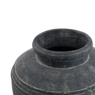 Lucidora - Amalfi Large Grey Water Pot - Planters